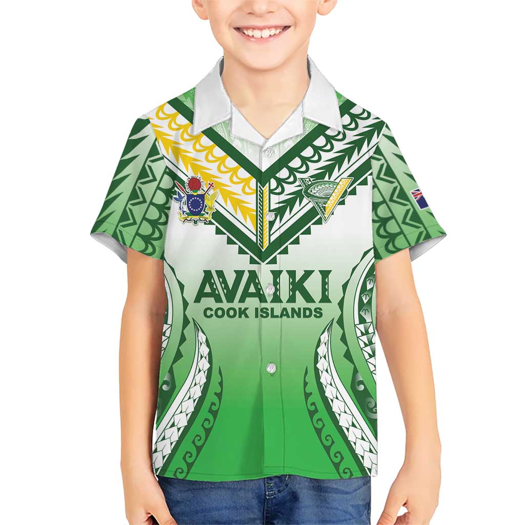 Custom Cook Islands Avaiki Rugby Hawaiian Shirt Go Champions LT05 - Polynesian Pride
