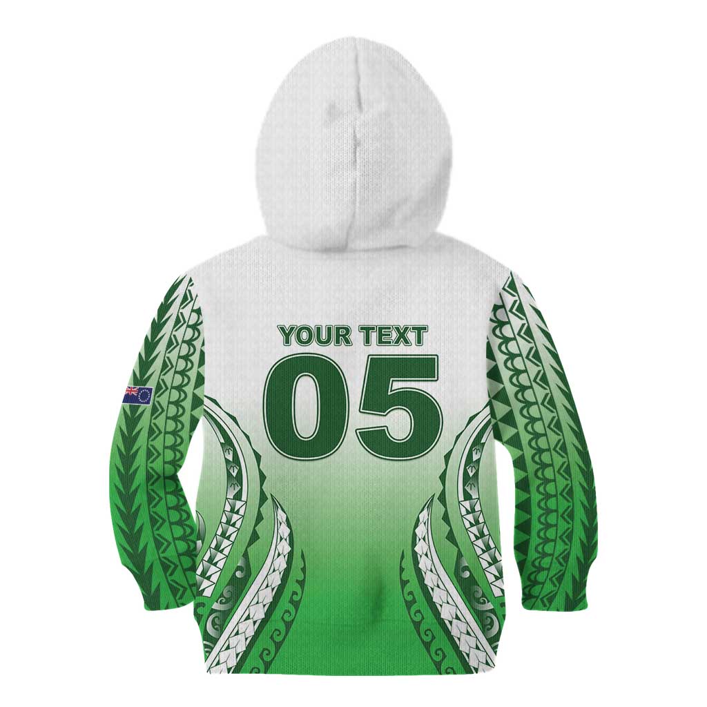 Custom Cook Islands Avaiki Rugby Kid Hoodie Go Champions LT05 - Polynesian Pride