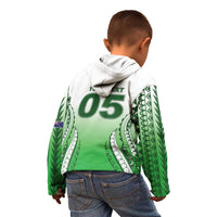 Custom Cook Islands Avaiki Rugby Kid Hoodie Go Champions LT05 - Polynesian Pride