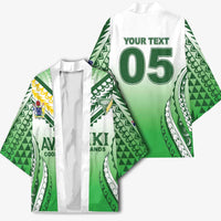 Custom Cook Islands Avaiki Rugby Kimono Go Champions LT05 - Polynesian Pride