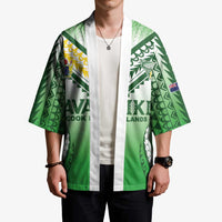 Custom Cook Islands Avaiki Rugby Kimono Go Champions LT05 - Polynesian Pride