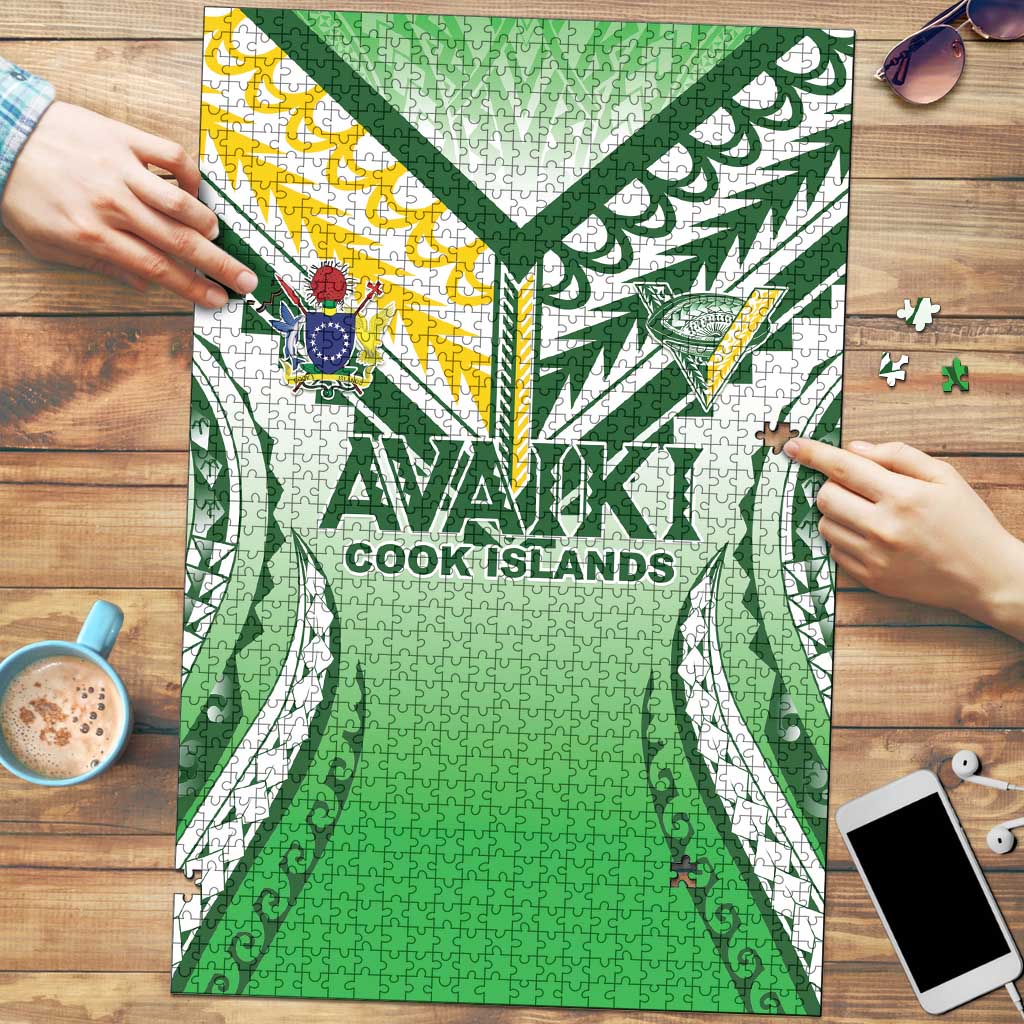 Cook Islands Avaiki Rugby Puzzle Go Champions - Polynesian Pride