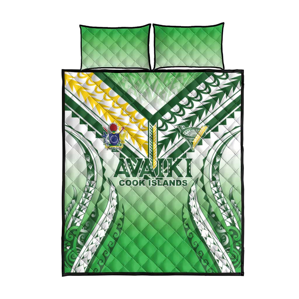 Cook Islands Avaiki Rugby Quilt Bed Set Go Champions LT05 - Polynesian Pride