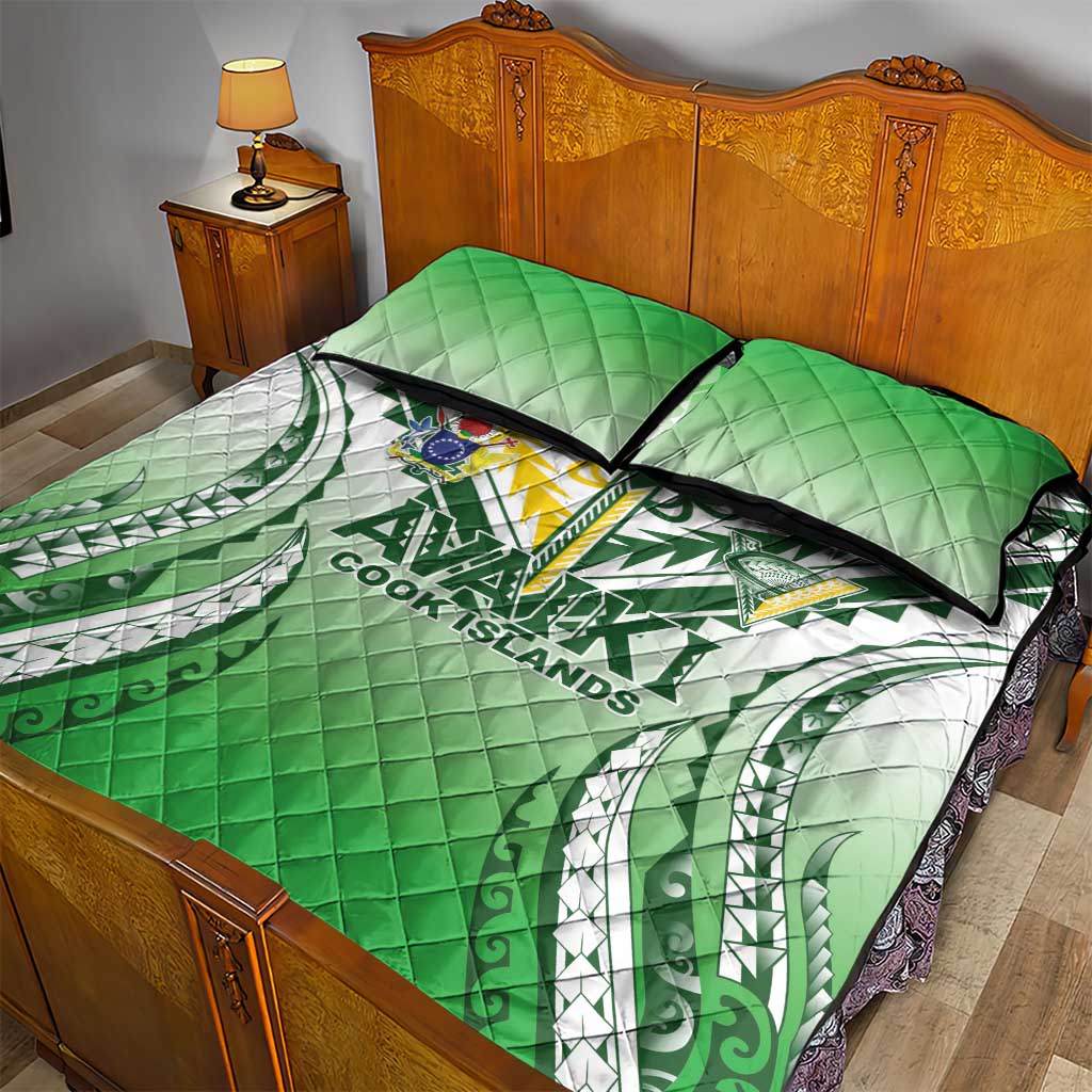 Cook Islands Avaiki Rugby Quilt Bed Set Go Champions LT05 - Polynesian Pride