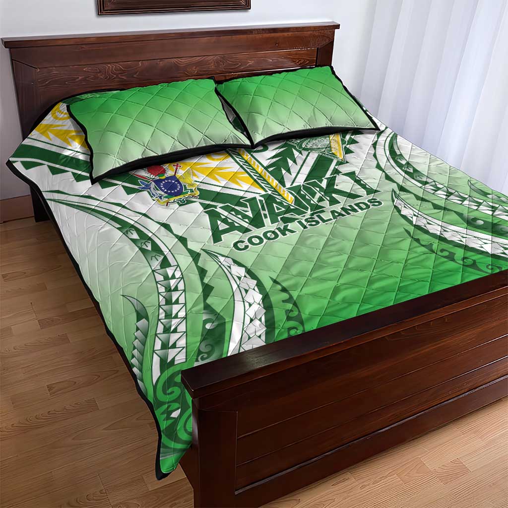 Cook Islands Avaiki Rugby Quilt Bed Set Go Champions LT05 - Polynesian Pride