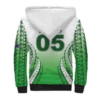 Custom Cook Islands Avaiki Rugby Sherpa Hoodie Go Champions LT05 - Polynesian Pride