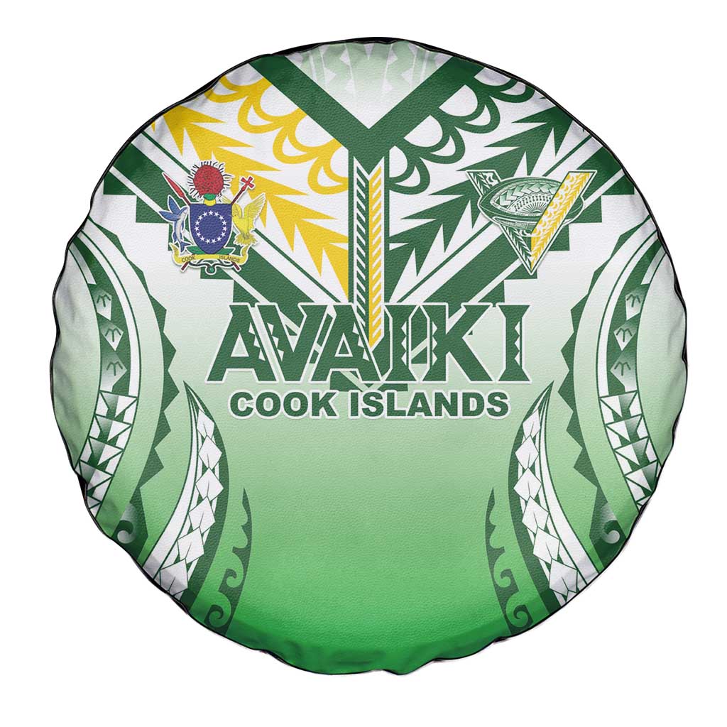 Cook Islands Avaiki Rugby Spare Tire Cover Go Champions LT05 - Polynesian Pride