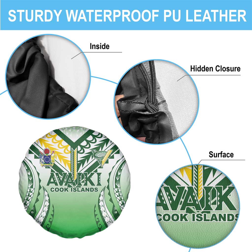 Cook Islands Avaiki Rugby Spare Tire Cover Go Champions LT05 - Polynesian Pride