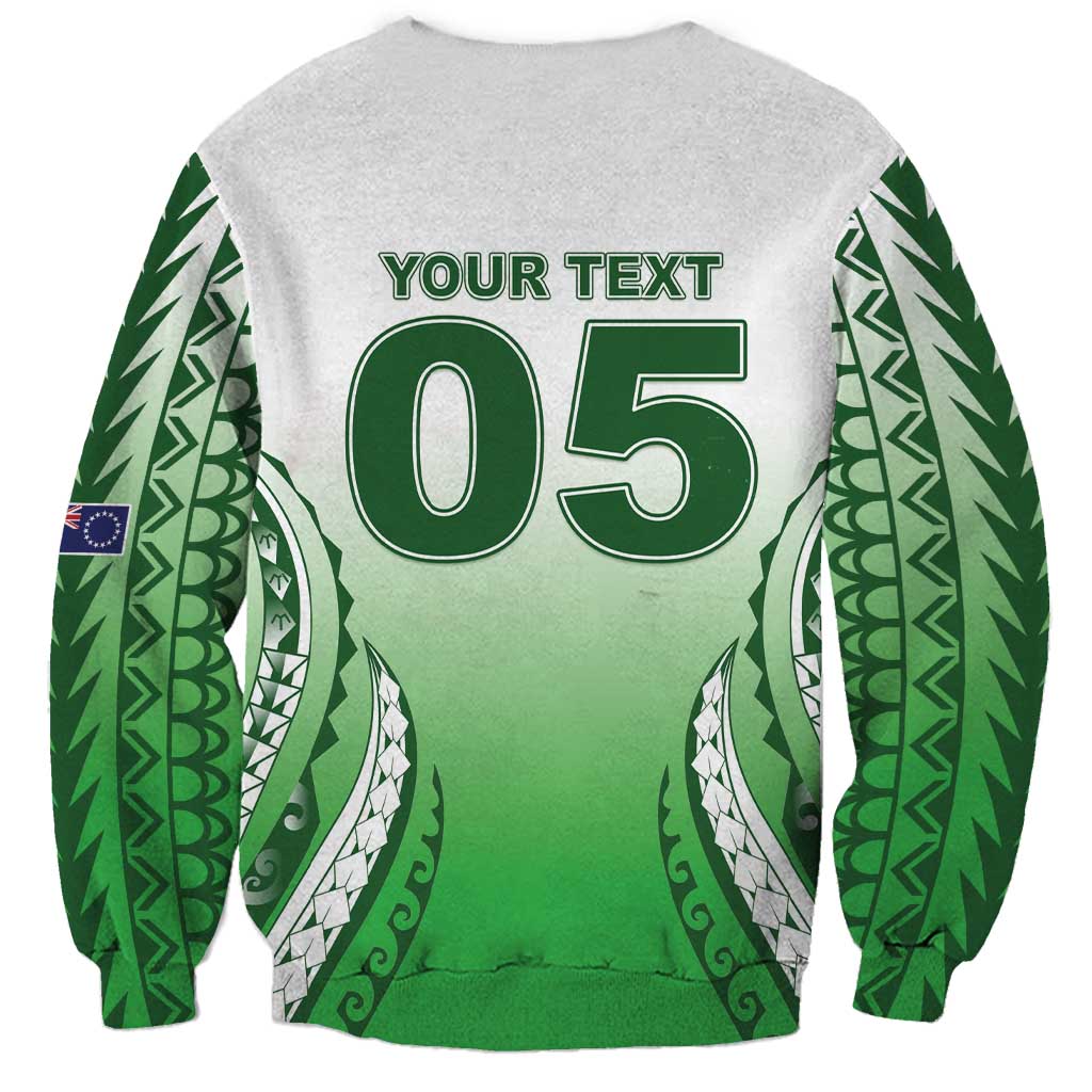 Custom Cook Islands Avaiki Rugby Sweatshirt Go Champions LT05 - Polynesian Pride