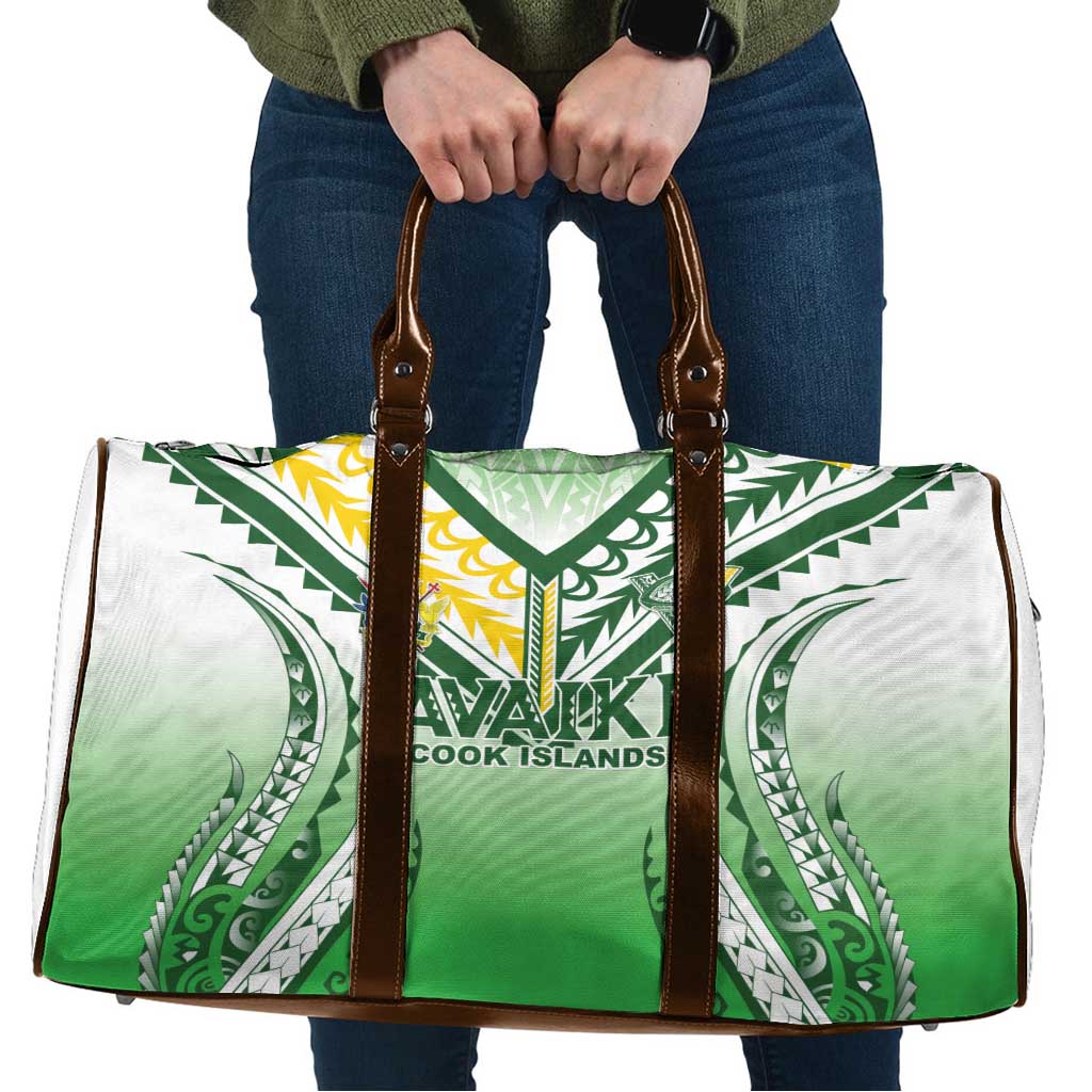 Cook Islands Avaiki Rugby Travel Bag Go Champions LT05 Green - Polynesian Pride