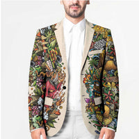 Hawaii And Japan Blazer Tiki With Oni Mask LT05 - Polynesian Pride