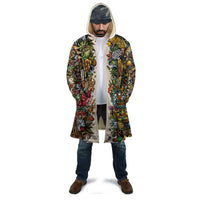 Hawaii And Japan Cloak Tiki With Oni Mask LT05 - Polynesian Pride