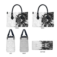 Hawaiian And Japanese Culture Leather Bag Irezumi Dragon With Polynesian Pattern White LT05 - Polynesian Pride