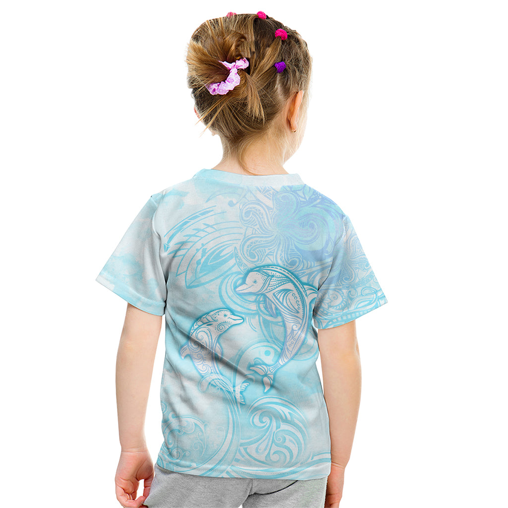 Polynesia Dolphins Under The Sea Kid T Shirt Simple Style LT05 - Polynesian Pride