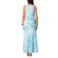 Polynesia Dolphins Under The Sea Tank Maxi Dress Simple Style LT05 - Polynesian Pride