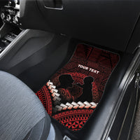 Tonga Happy Father's Day Car Mats Ofa Lahi Atu Dad Polynesian Tribal
