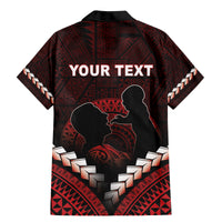 Personalised Tonga Happy Father's Day Family Matching Mermaid Dress and Hawaiian Shirt Ofa Lahi Atu Dad Polynesian Tribal