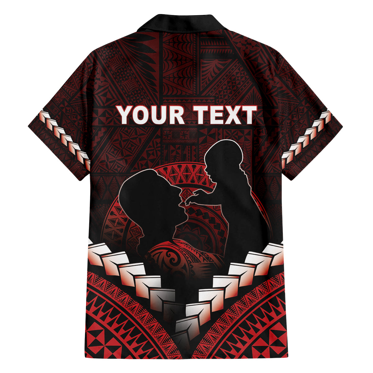 Personalised Tonga Happy Father's Day Family Matching Summer Maxi Dress and Hawaiian Shirt Ofa Lahi Atu Dad Polynesian Tribal