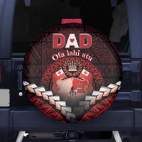 Tonga Happy Father's Day Spare Tire Cover Ofa Lahi Atu Dad Polynesian Tribal LT05 - Polynesian Pride