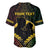 Personalised Vanuatu Happy Father's Day Baseball Jersey Mi Lavem Yu Papa Polynesian Tribal