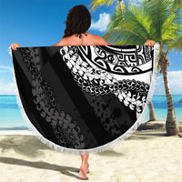 Hawaii Flag Day Beach Blanket Hawaiian Maile Lei