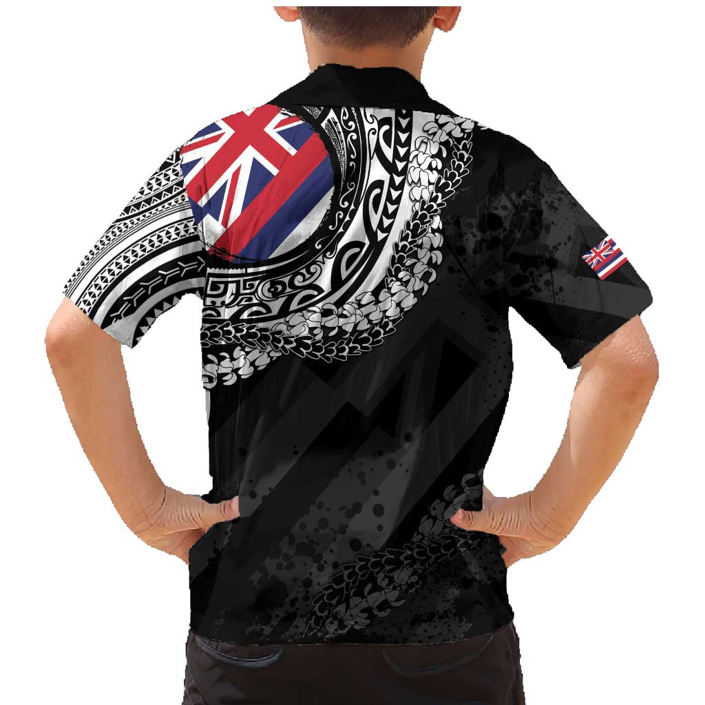 Hawaii Flag Day Family Matching Mermaid Dress and Hawaiian Shirt Hawaiian Maile Lei