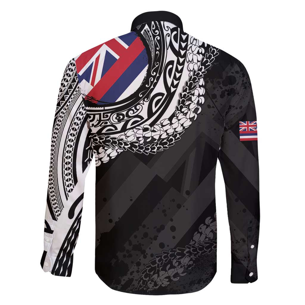 Hawaii Flag Day Family Matching Puletasi and Hawaiian Shirt Hawaiian Maile Lei