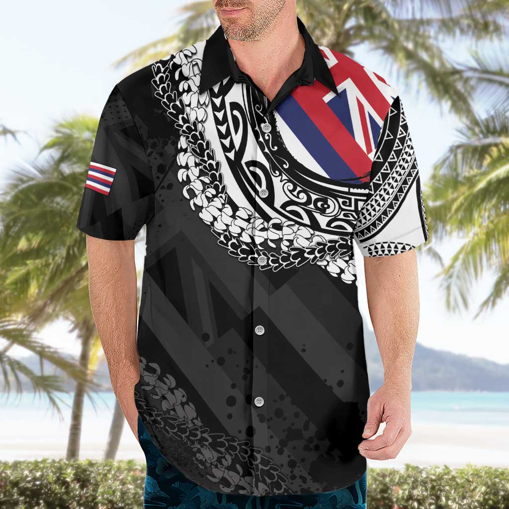 Hawaii Flag Day Hawaiian Shirt Hawaiian Maile Lei