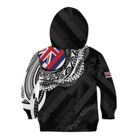 Hawaii Flag Day Kid Hoodie Hawaiian Maile Lei LT05 - Polynesian Pride