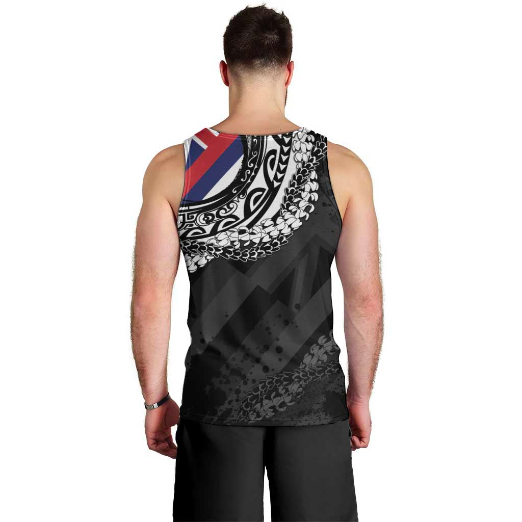 Hawaii Flag Day Men Tank Top Hawaiian Maile Lei