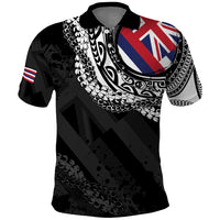Hawaii Flag Day Polo Shirt Hawaiian Maile Lei