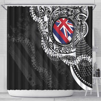 Hawaii Flag Day Shower Curtain Hawaiian Maile Lei