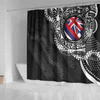 Hawaii Flag Day Shower Curtain Hawaiian Maile Lei