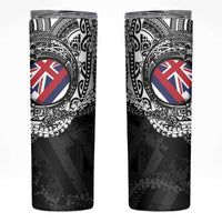 Hawaii Flag Day Skinny Tumbler Hawaiian Maile Lei