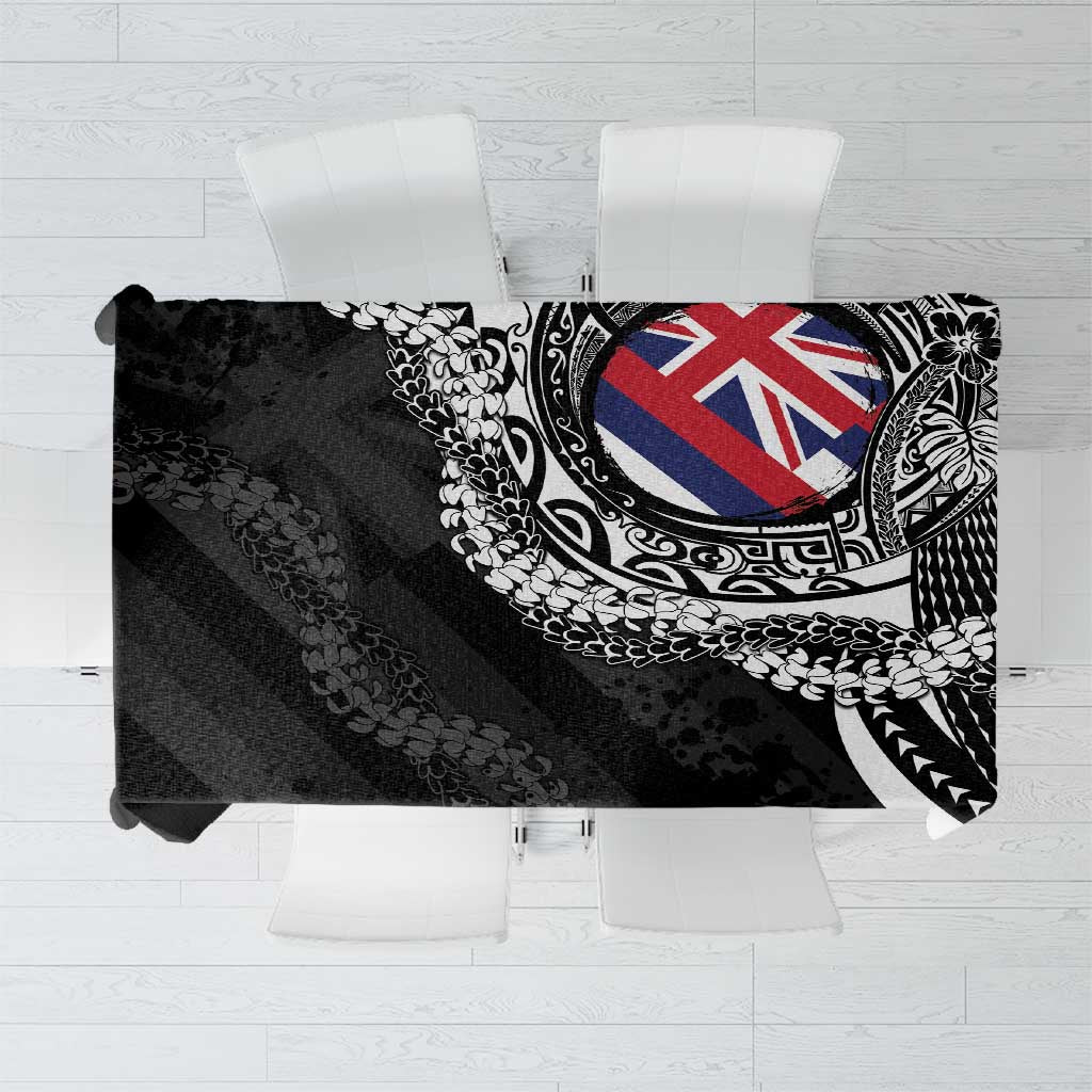 Hawaii Flag Day Tablecloth Hawaiian Maile Lei