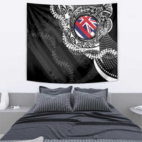 Hawaii Flag Day Tapestry Hawaiian Maile Lei LT05 - Polynesian Pride