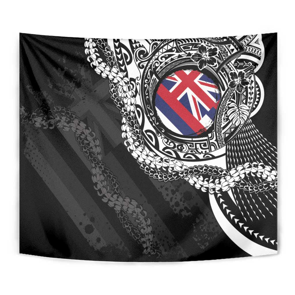 Hawaii Flag Day Tapestry Hawaiian Maile Lei LT05 - Polynesian Pride