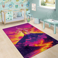 Hawaii Kilauea Volcano Area Rug There Is Pele Goddess Of The Volcano - Polynesian Pride