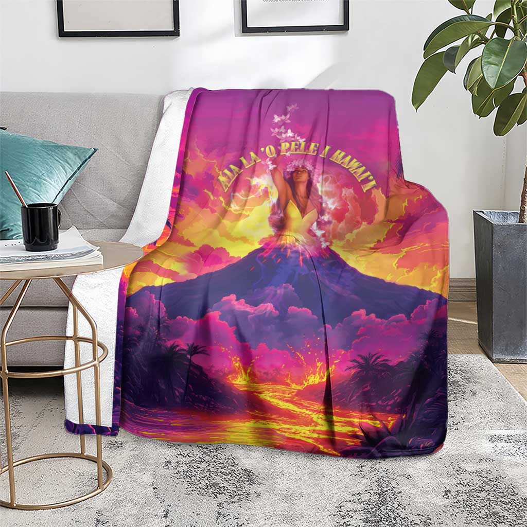 Hawaii Kilauea Volcano Blanket There Is Pele Goddess Of The Volcano - Polynesian Pride