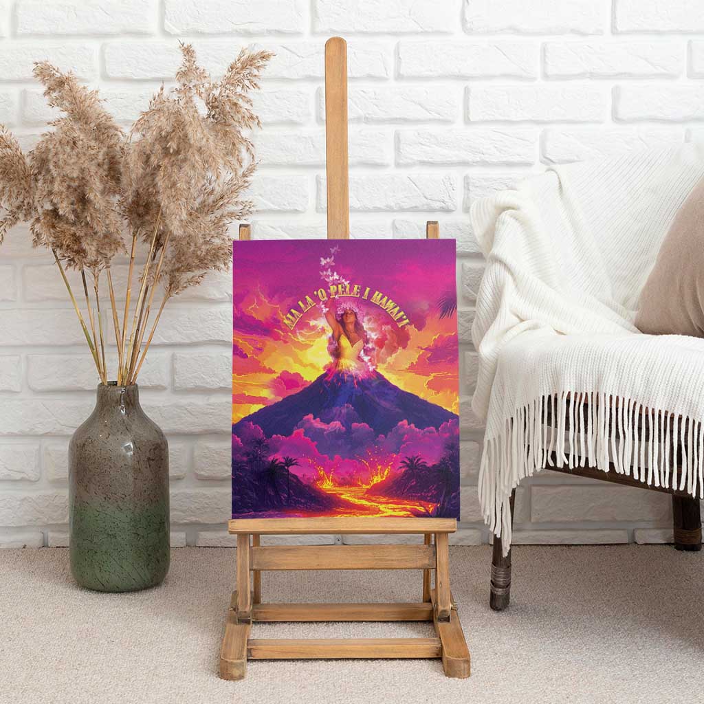 Hawaii Kilauea Volcano Canvas Wall Art There Is Pele Goddess Of The Volcano - Polynesian Pride