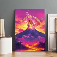 Hawaii Kilauea Volcano Canvas Wall Art There Is Pele Goddess Of The Volcano - Polynesian Pride