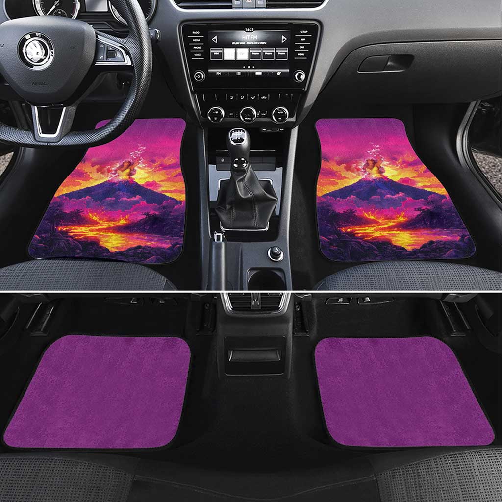 Hawaii Kilauea Volcano Car Mats There Is Pele Goddess Of The Volcano - Polynesian Pride