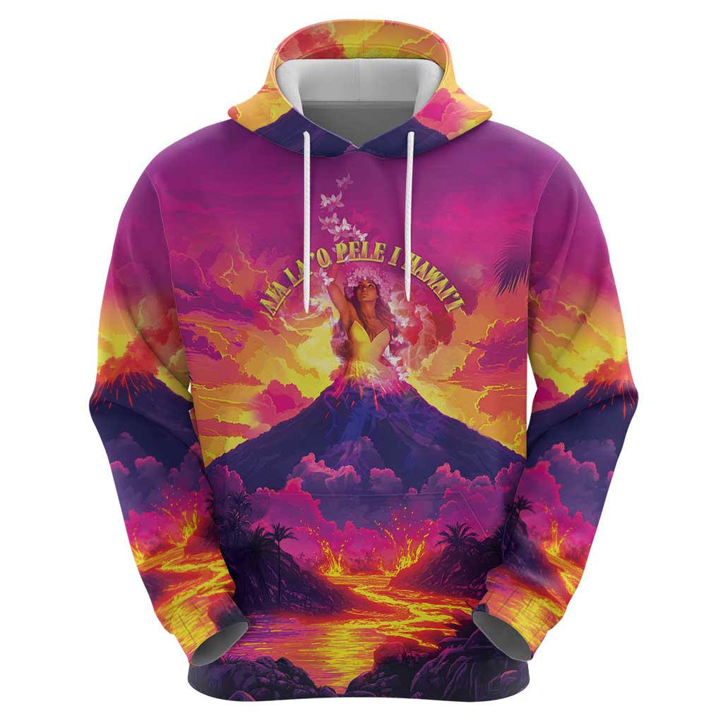 Hawaii Kilauea Volcano Hoodie There Is Pele Goddess Of The Volcano - Polynesian Pride