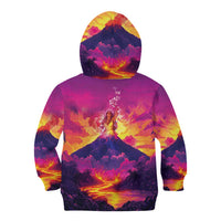 Hawaii Kilauea Volcano Kid Hoodie There Is Pele Goddess Of The Volcano LT05 - Polynesian Pride