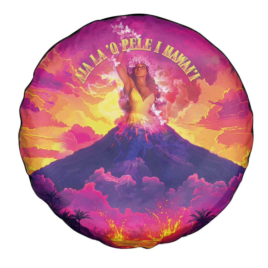 Hawaii Kilauea Volcano Spare Tire Cover There Is Pele Goddess Of The Volcano - Polynesian Pride