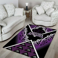 Aotearoa Moriori Area Rug Maori Pattern New Zealand - Polynesian Pride