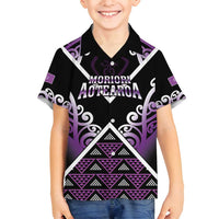 Personalised Aotearoa Moriori Family Matching Summer Maxi Dress and Hawaiian Shirt Maori Pattern New Zealand - Polynesian Pride
