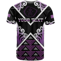 Personalised Aotearoa Moriori T Shirt Maori Pattern New Zealand - Polynesian Pride