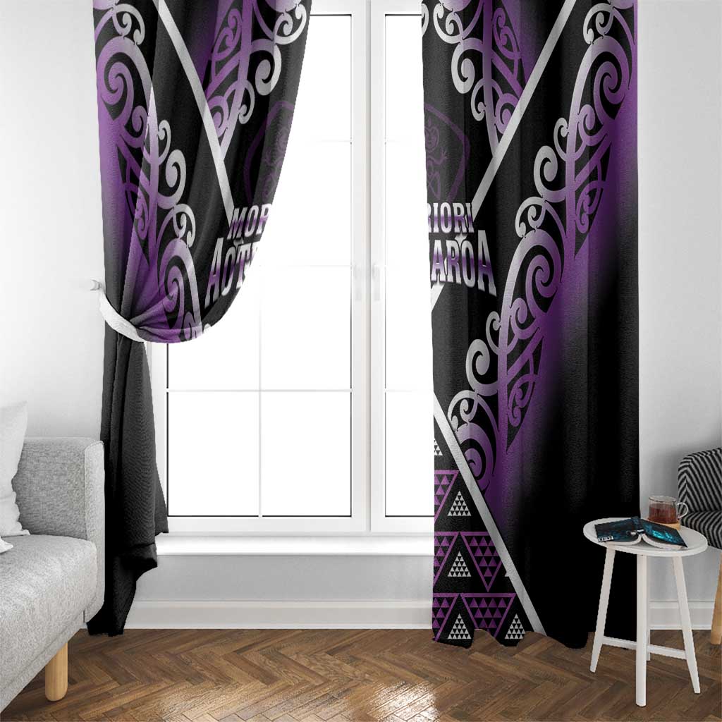 Aotearoa Moriori Window Curtain Maori Pattern New Zealand - Polynesian Pride