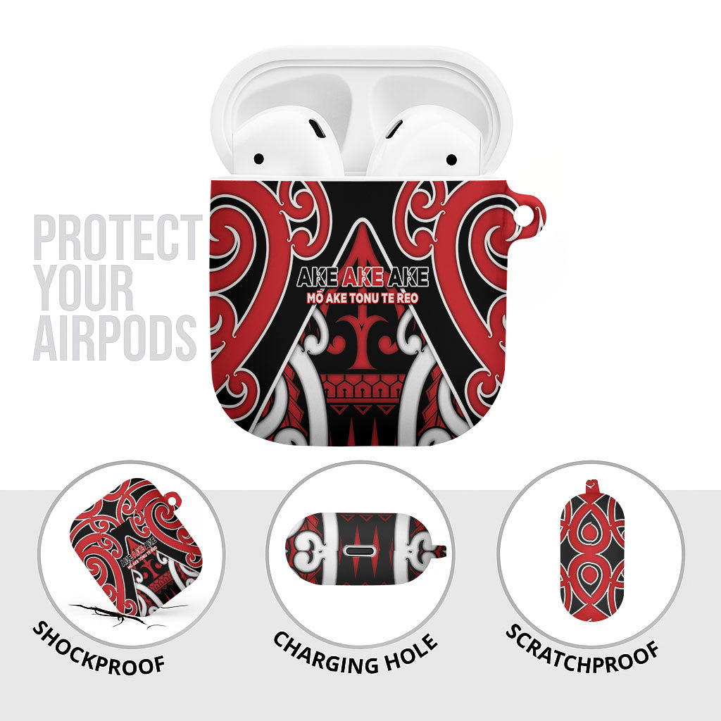 New Zealand Maori Language Week AirPods Case Mo Ake Tonu Te Reo
